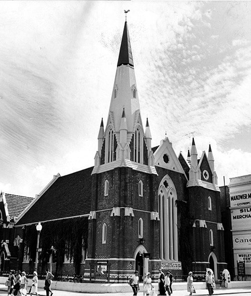 Old photo of the Uniting Church